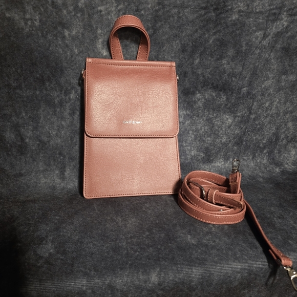 Matt & Nat Vintage Thessa Vegan Pink Crossbody Bag - Picture 3 of 16
